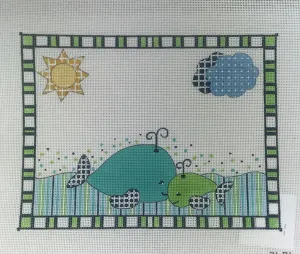 * Alice Peterson Company Mama & Baby Whales