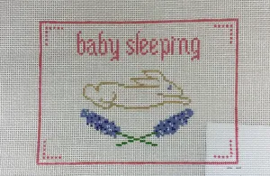 * Anne Fisher Needlepoint AF82 Pink Baby Sleeping