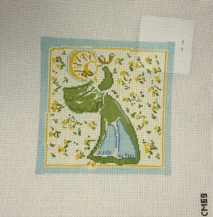 * Camilla Moss Designs CM69 Green/ Yellow Angel