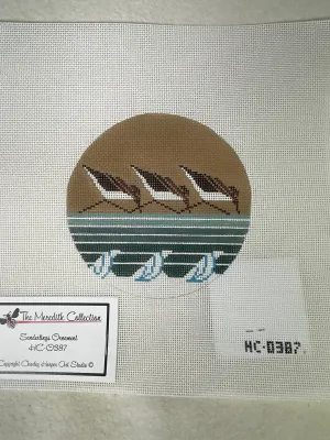 * Charley Harper HCO387 Sanderlings Ornament
