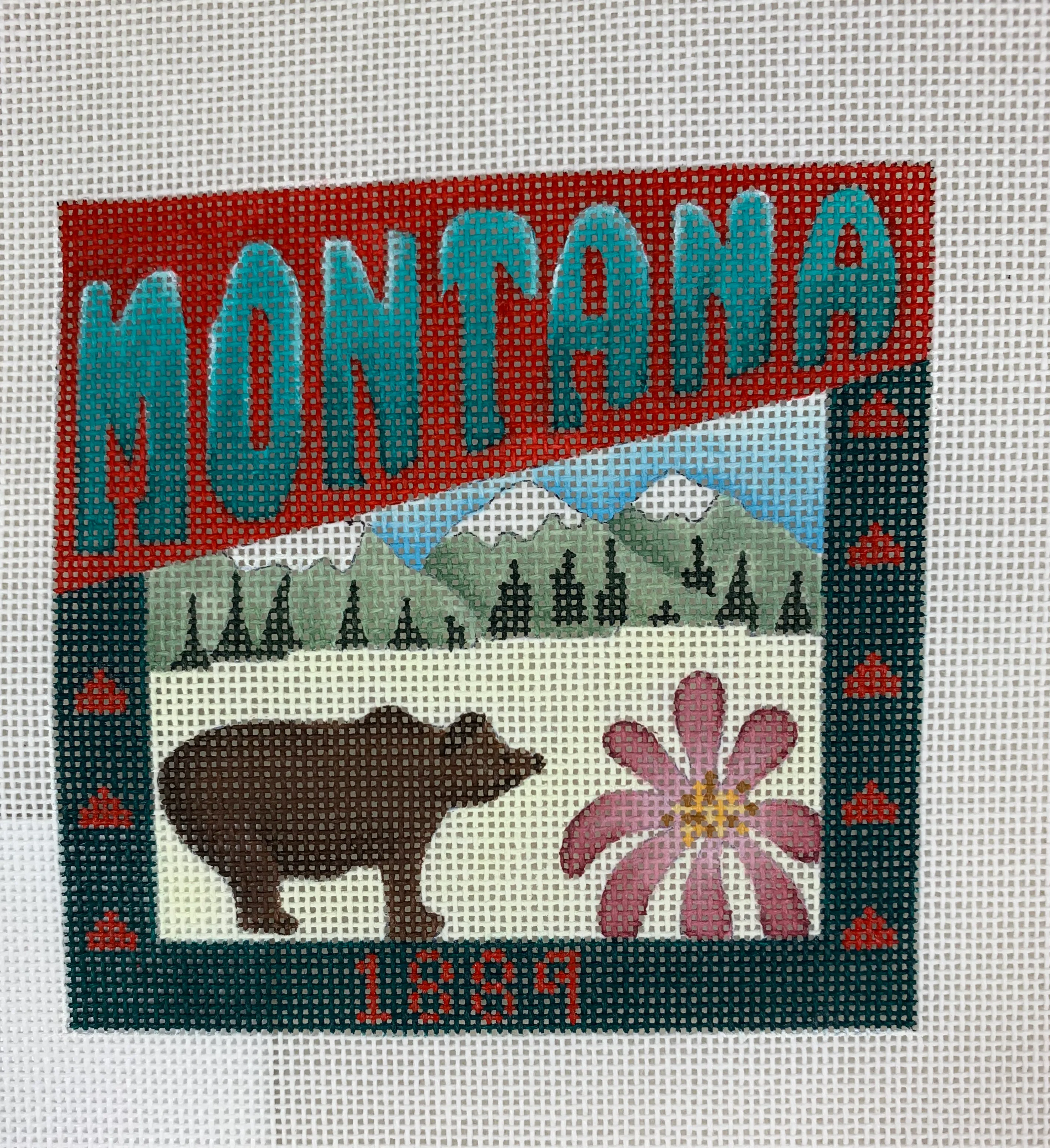 * Denise DeRusha Designs DD-328 Montana Postcard