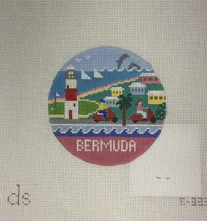 * Doolittle Stitchery R333 Bermuda Travel Round