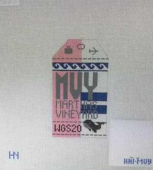 * Hedgehog Needlepoint HH1 MVA Martha's Vineyard