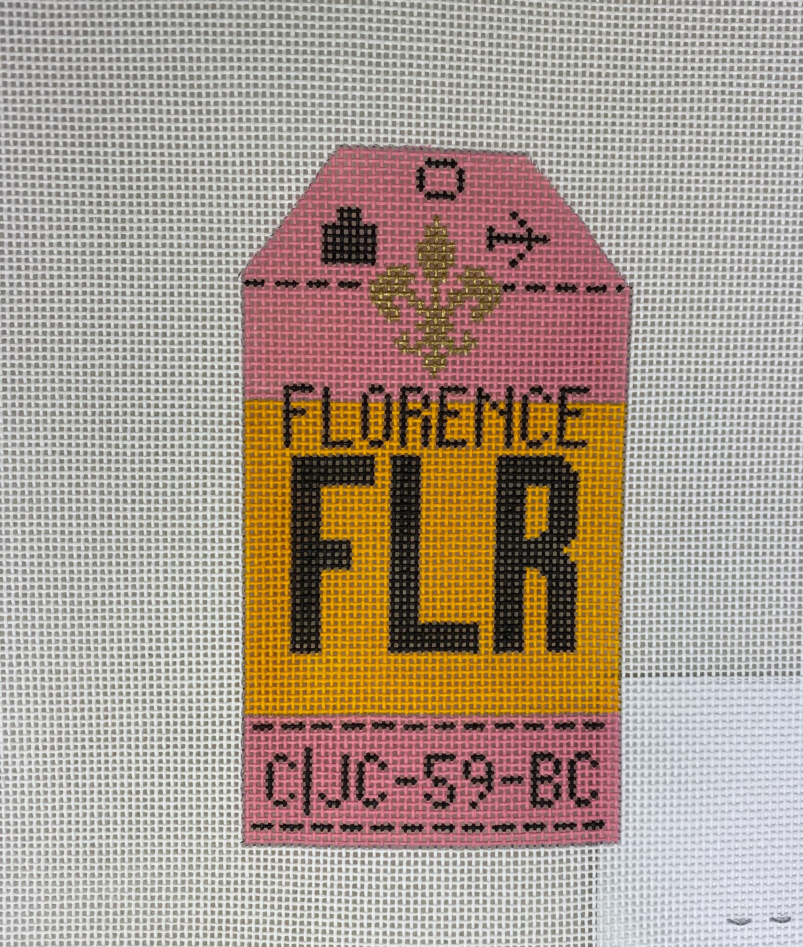 * Hedgehog Needlepoint HH1FLR Florence