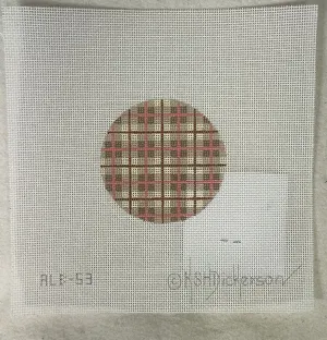 * Kate Dickerson ALB53 Beige Plaid Disk