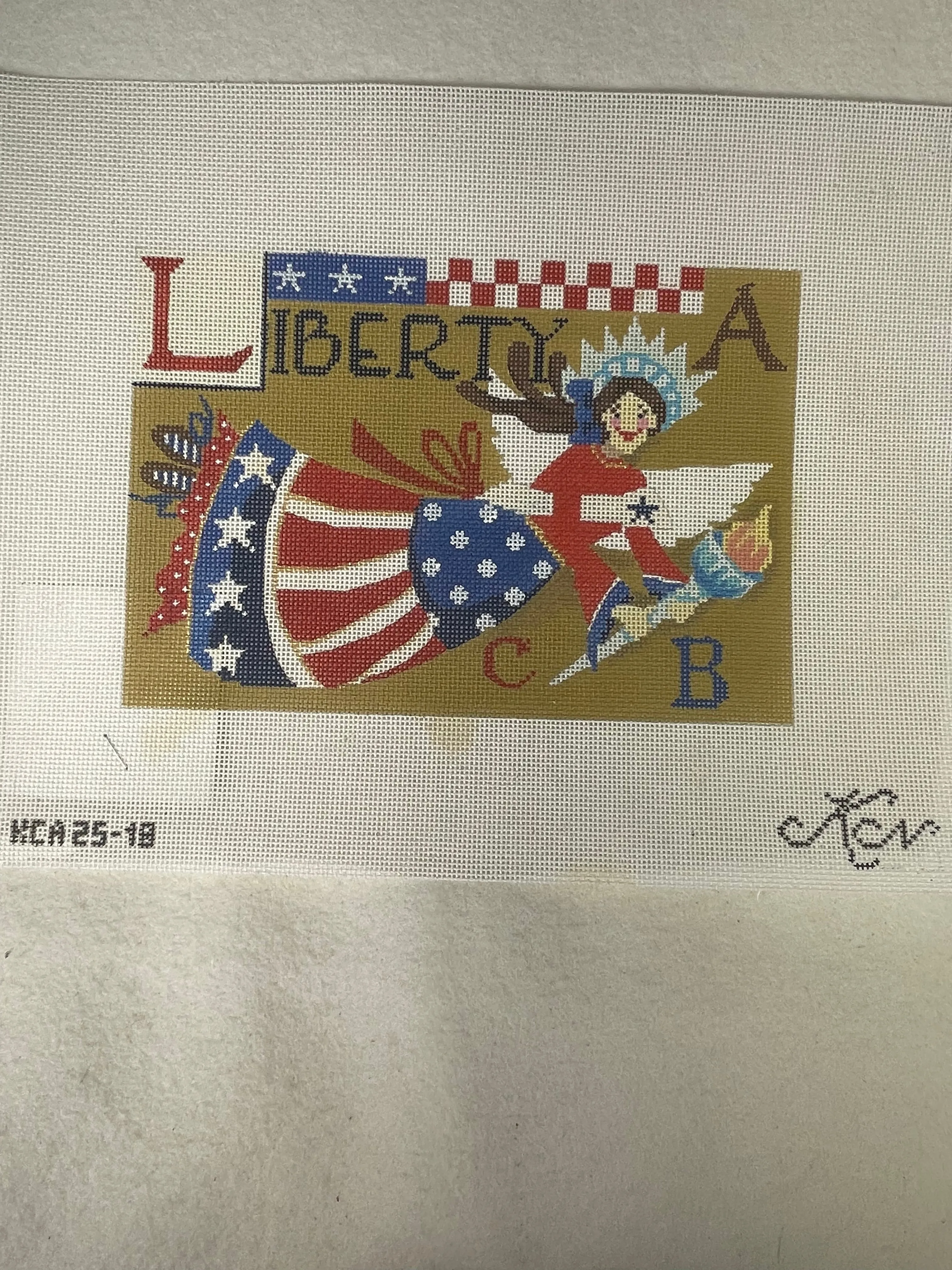 * Kelly Clark Studio, LLC. KCA 25-18 Liberty Sampler