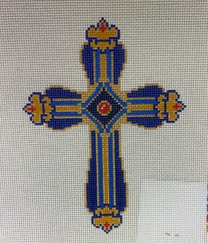 * Lee's Needle Arts AO1280 Blue Cross