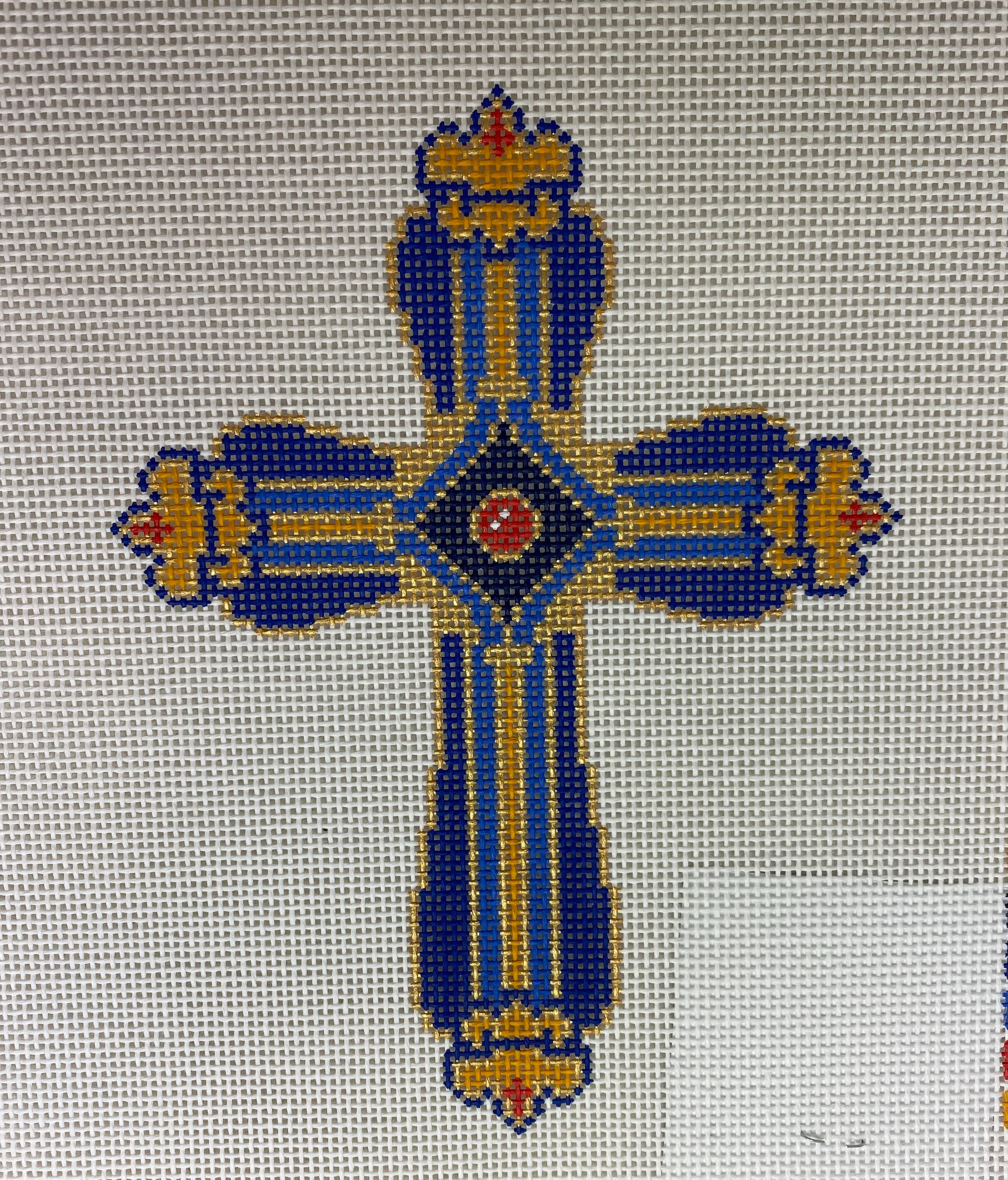 * Lee's Needle Arts AO1280 Blue Cross