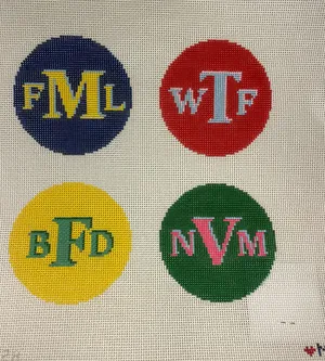 * Love mhb Studio  ENT112A Life Coasters (multi-color)