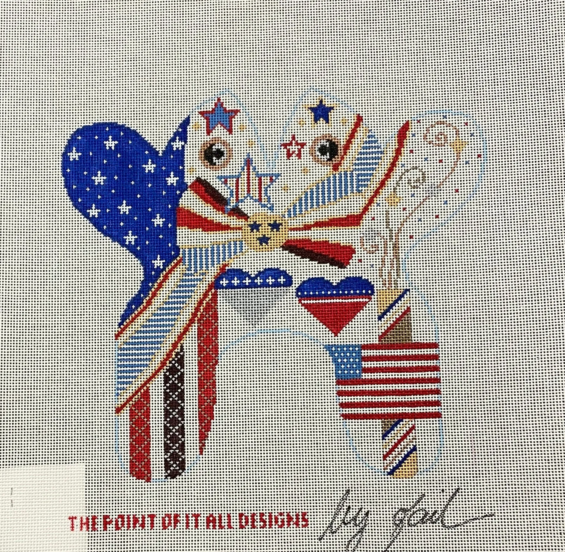 * Point of It All F-38 Patriotic Frog