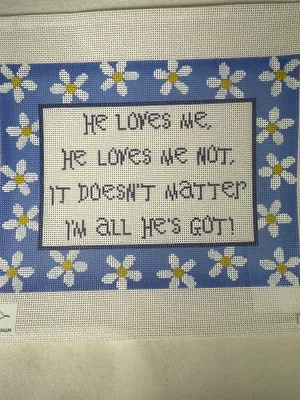 * SALE / Cooper Oaks Design CC705 Loves Me, Loves Not