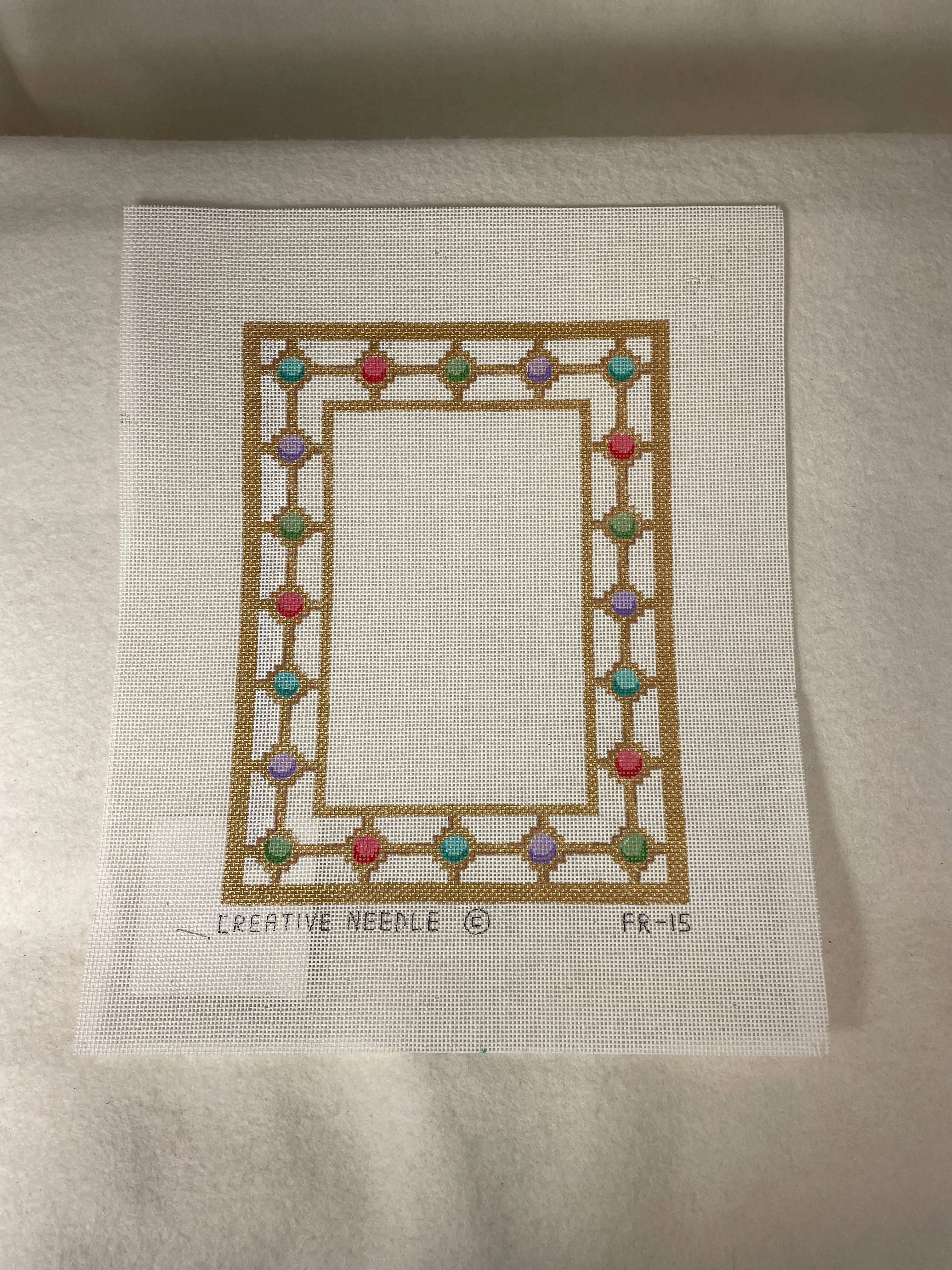 * SALE / Creative Needle FR-15 Round Jewel Picture Frame