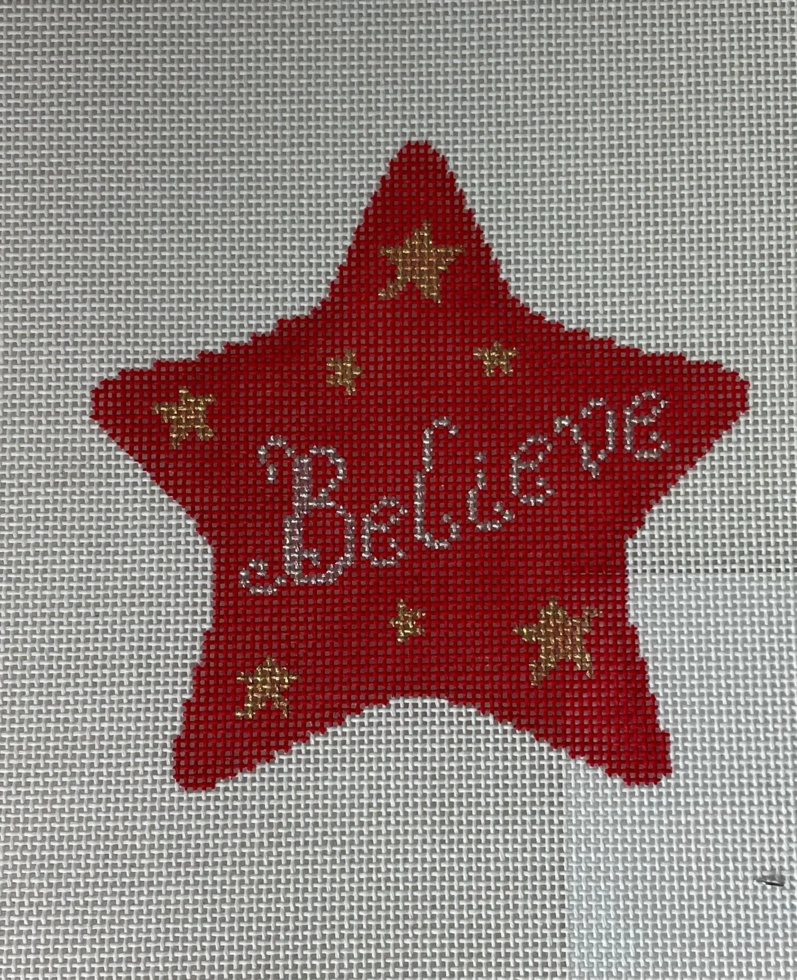 * Susan Roberts Needlepoint SR5771 Believe Star