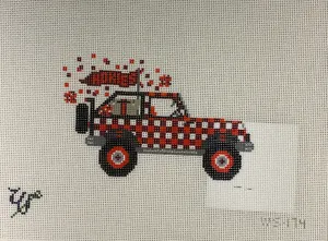 * Wipstitch Needleworks WS174 Virginia Tech Jeep