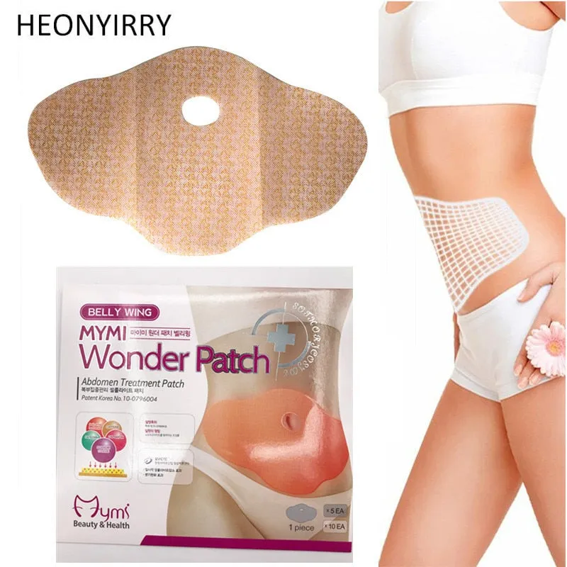 10Pcs Wonder Weight Loss Belly Slim Patch Quick Abdomen Slimming Fat Burning Patch