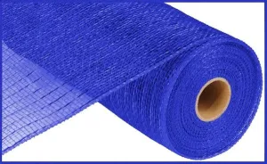 10" Metallic Mesh: Royal Blue w/ Blue Foil (10 Yards) RE130125