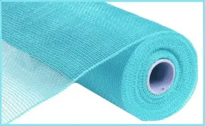 10" Poly Deco Mesh: Turquoise Blue (10 Yards) RE130244