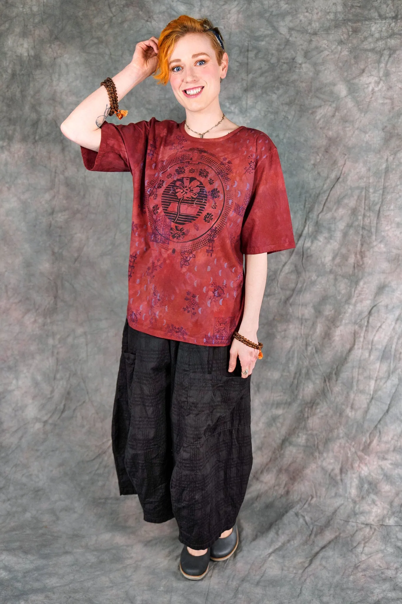 1171HD Fiona Tee Pomegranate Rose-P