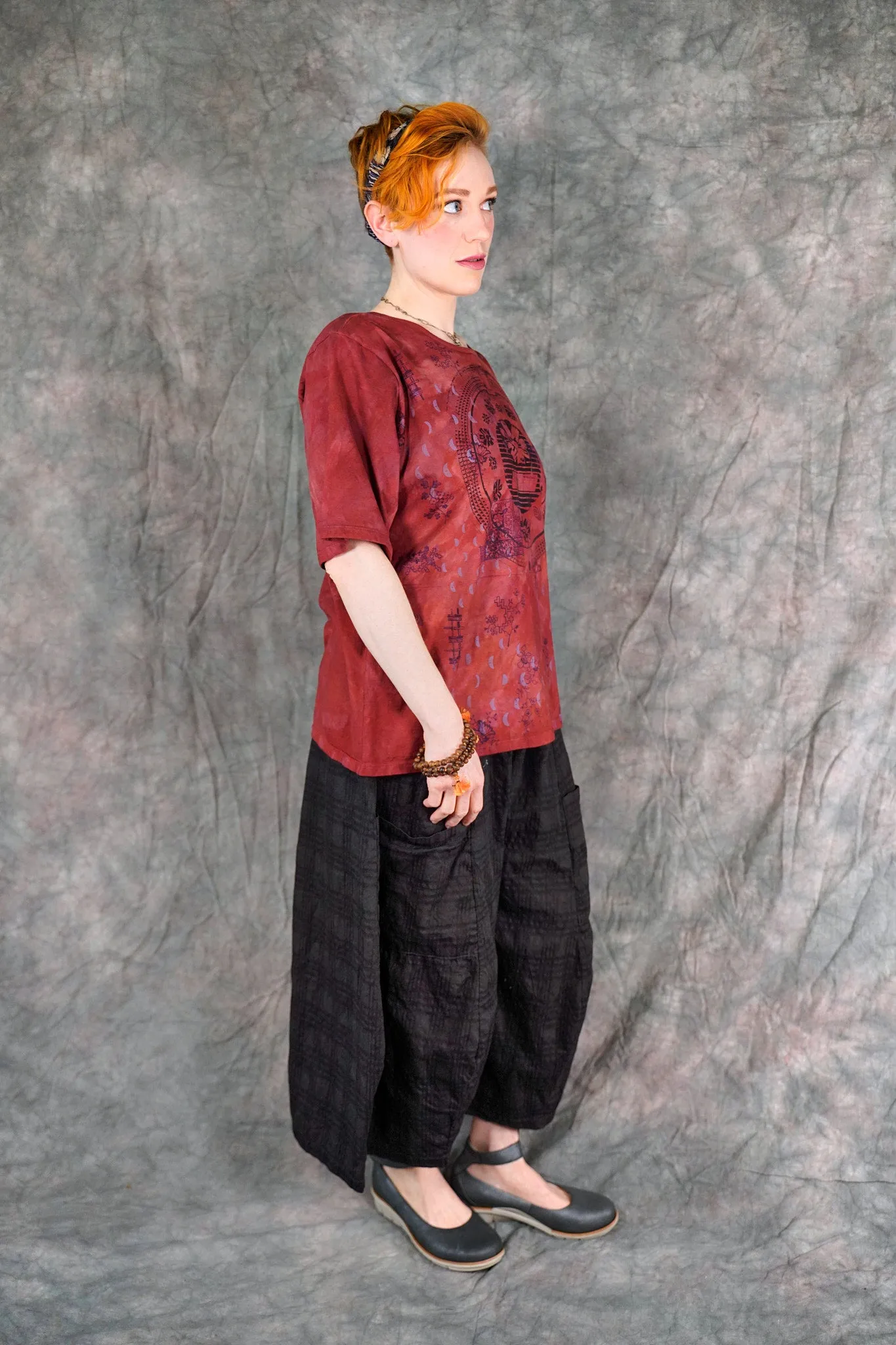 1171HD Fiona Tee Pomegranate Rose-P