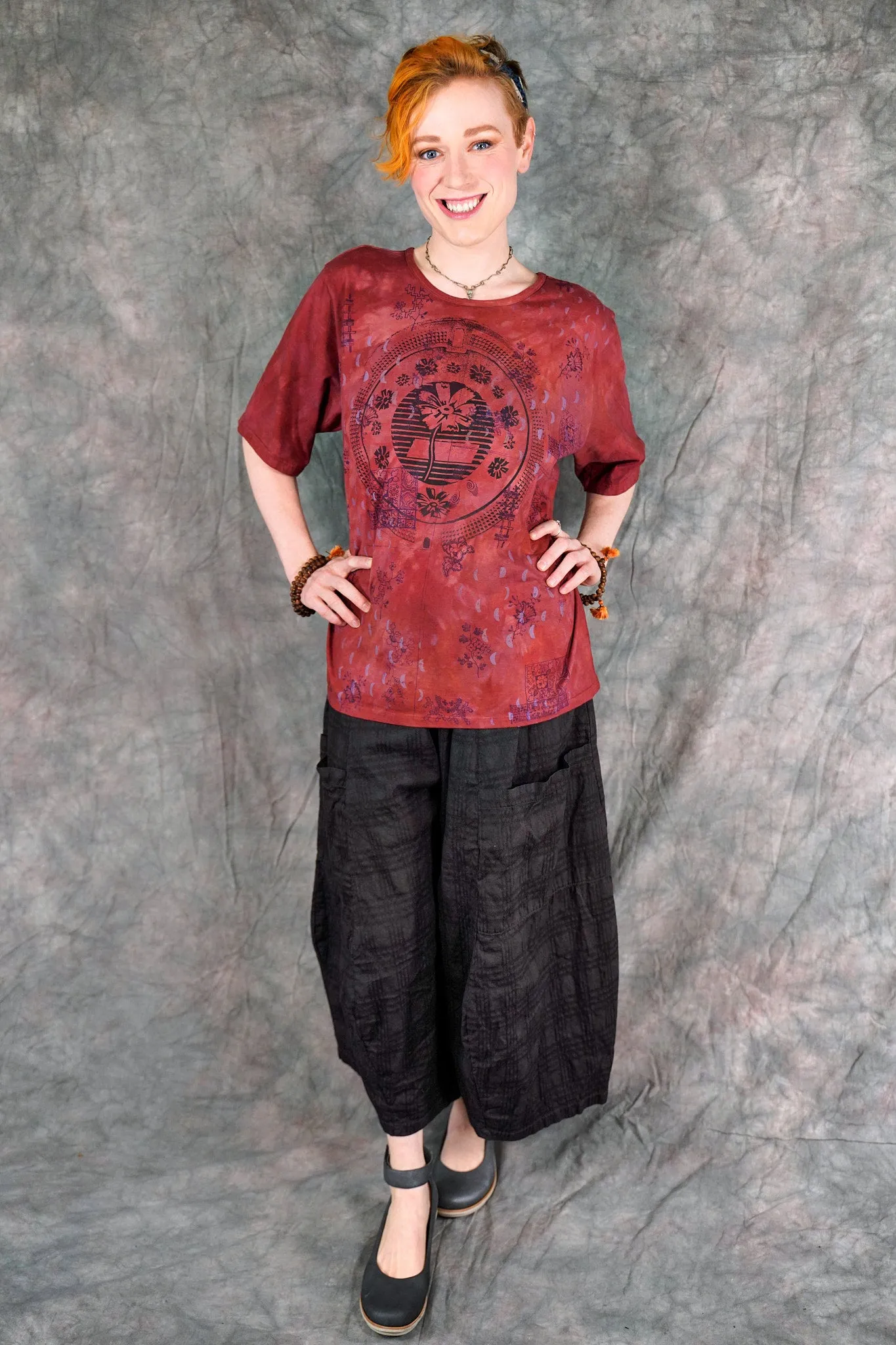 1171HD Fiona Tee Pomegranate Rose-P
