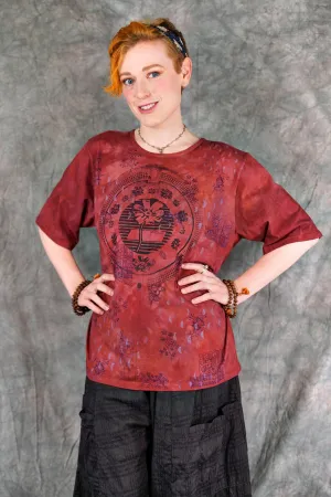1171HD Fiona Tee Pomegranate Rose-P