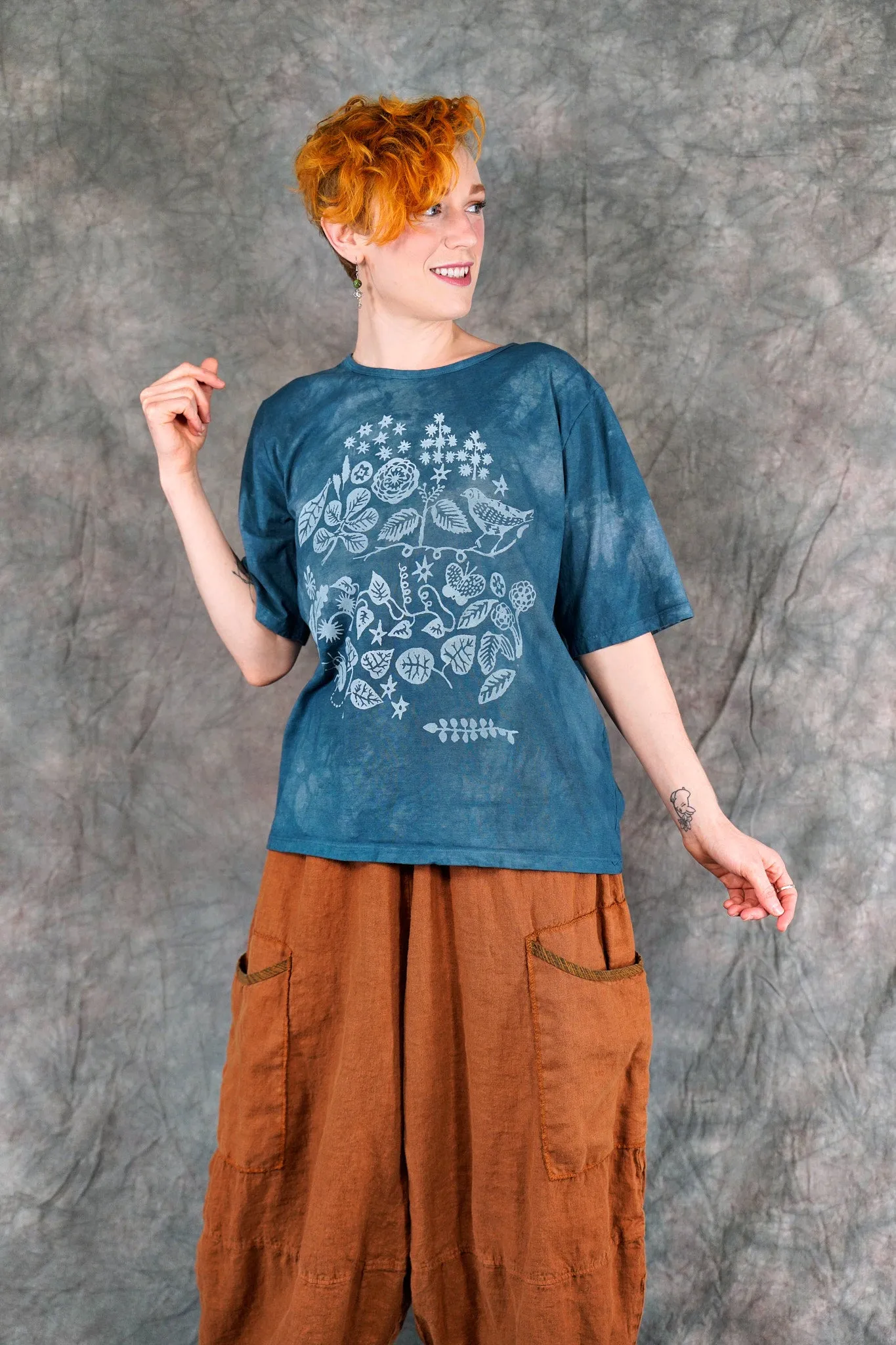 1171HD Fiona Tee Teal Skies-P