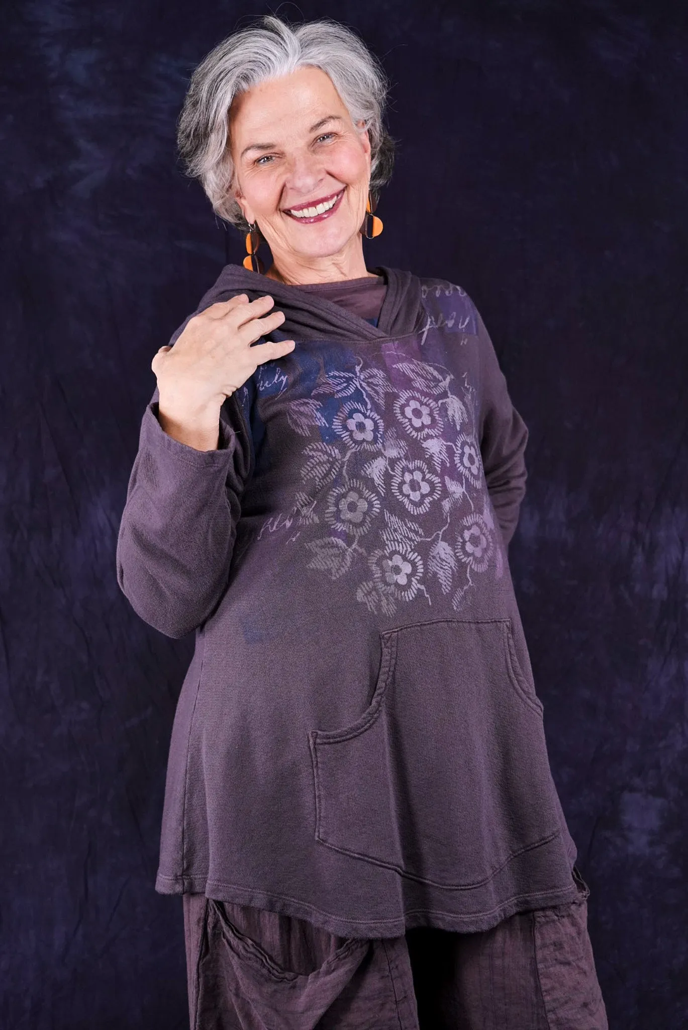 1607 Sweet Pocket Hoodie Sparrow-P
