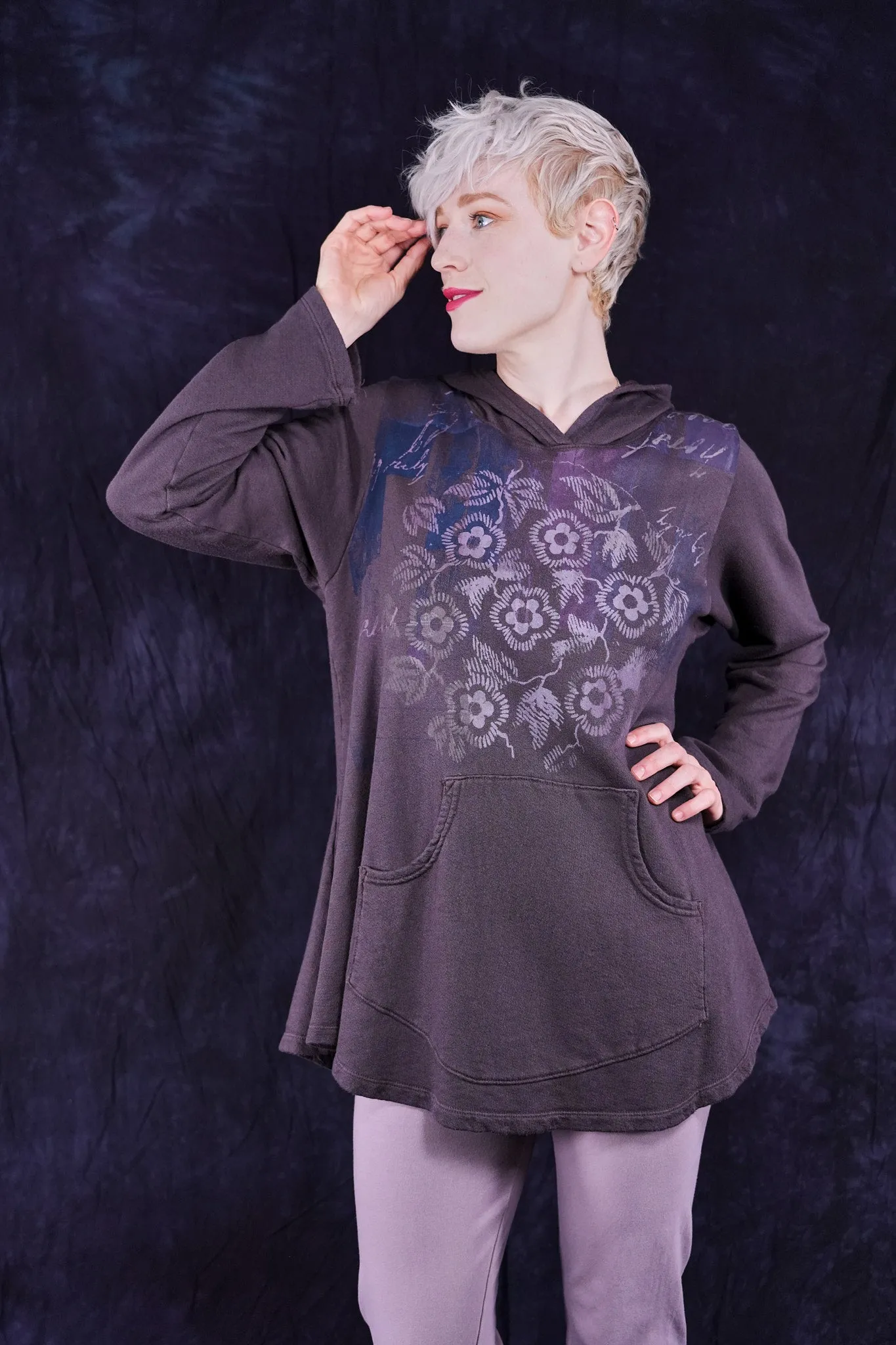1607 Sweet Pocket Hoodie Sparrow-P
