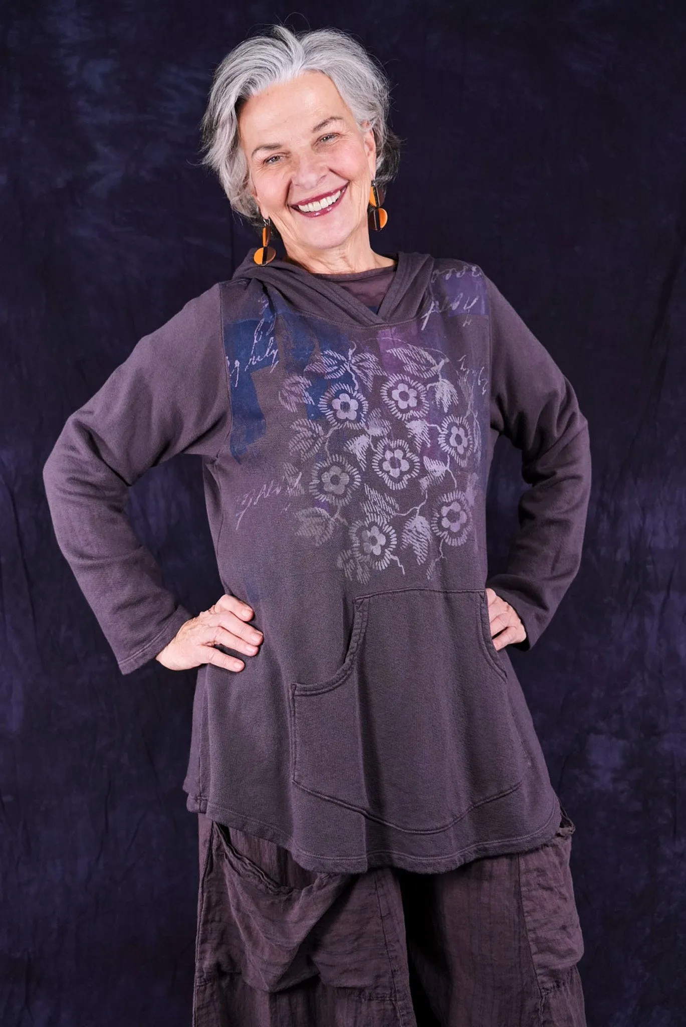 1607 Sweet Pocket Hoodie Sparrow-P