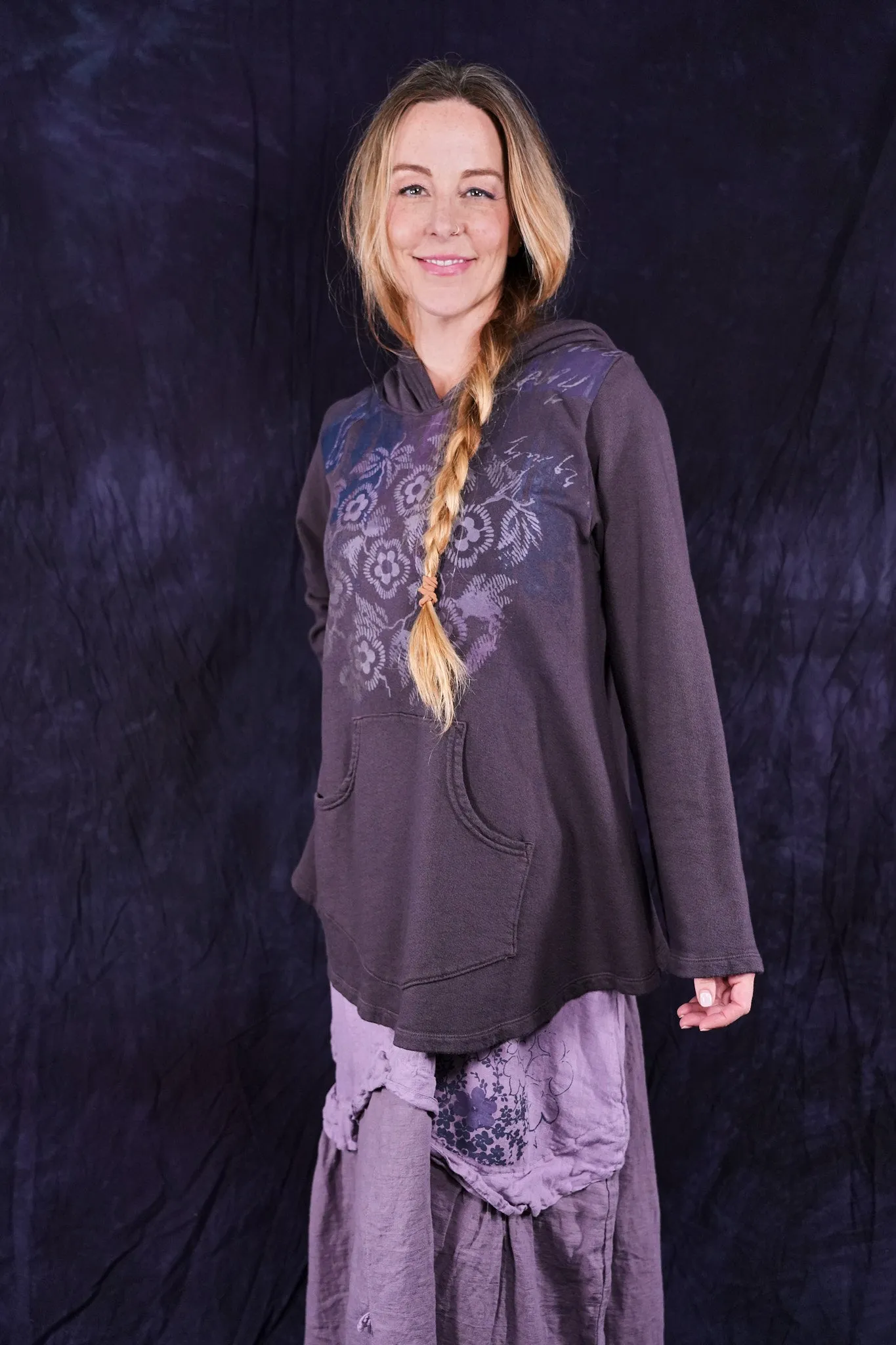 1607 Sweet Pocket Hoodie Sparrow-P
