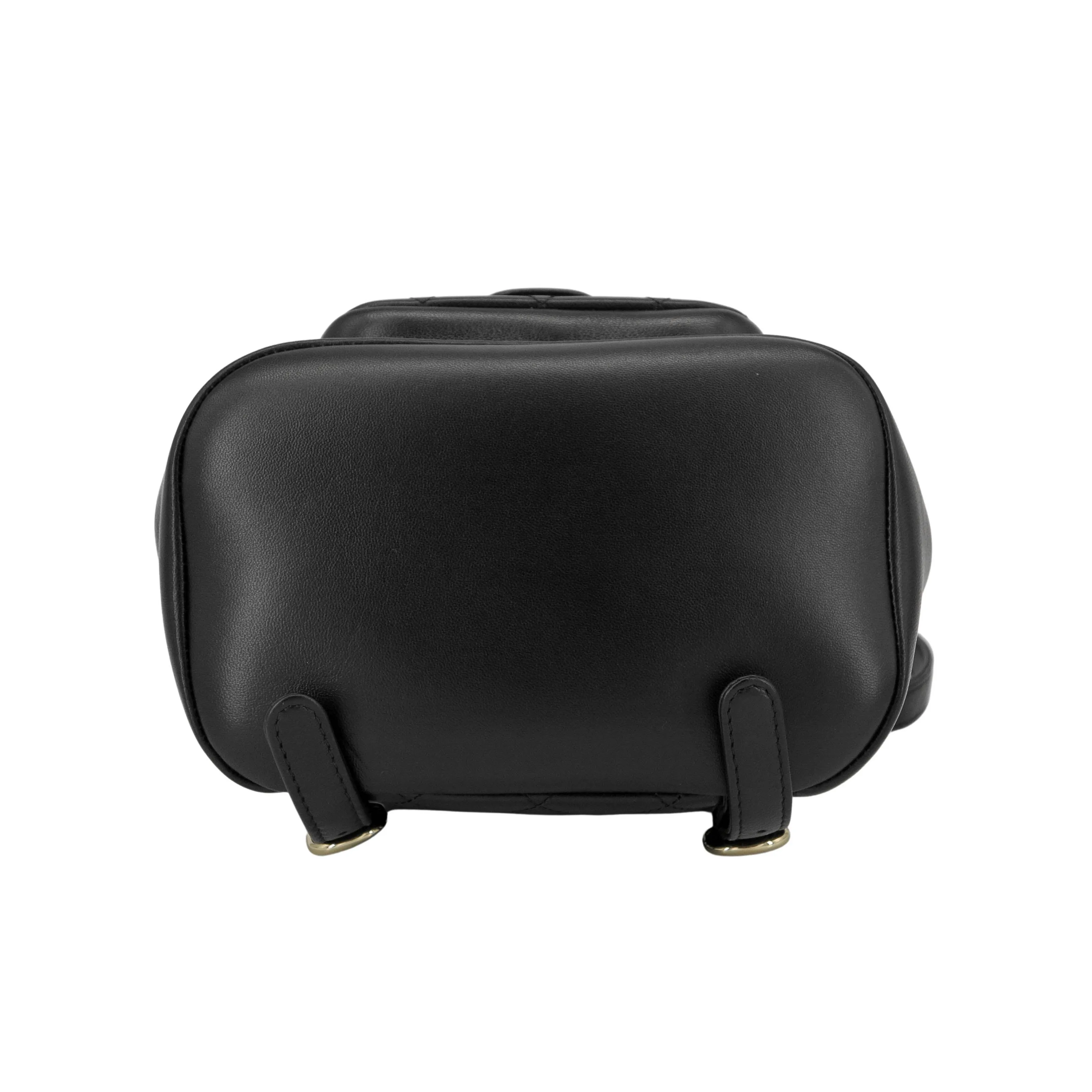22A Duma Backpack in Black Lambskin