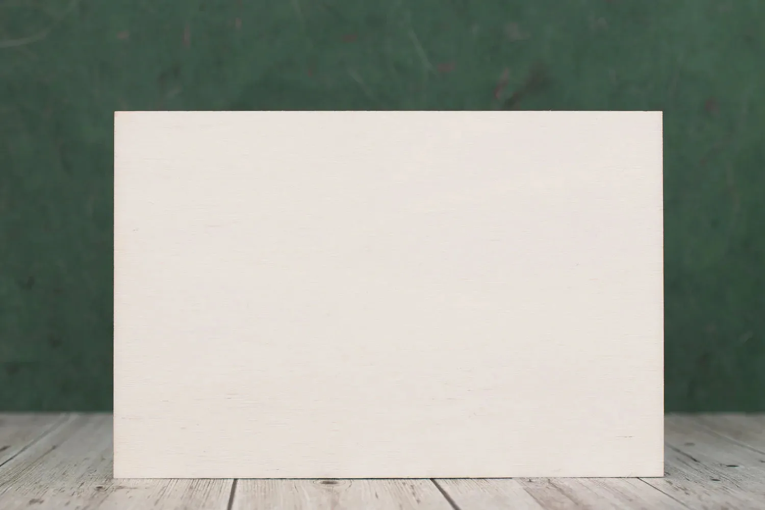26 cm Wide Blank board plaques with square corners - plywood