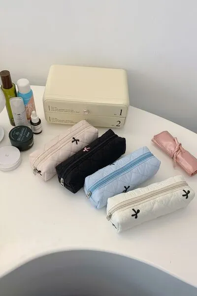 3 Piece Quilted Storage Bag Set