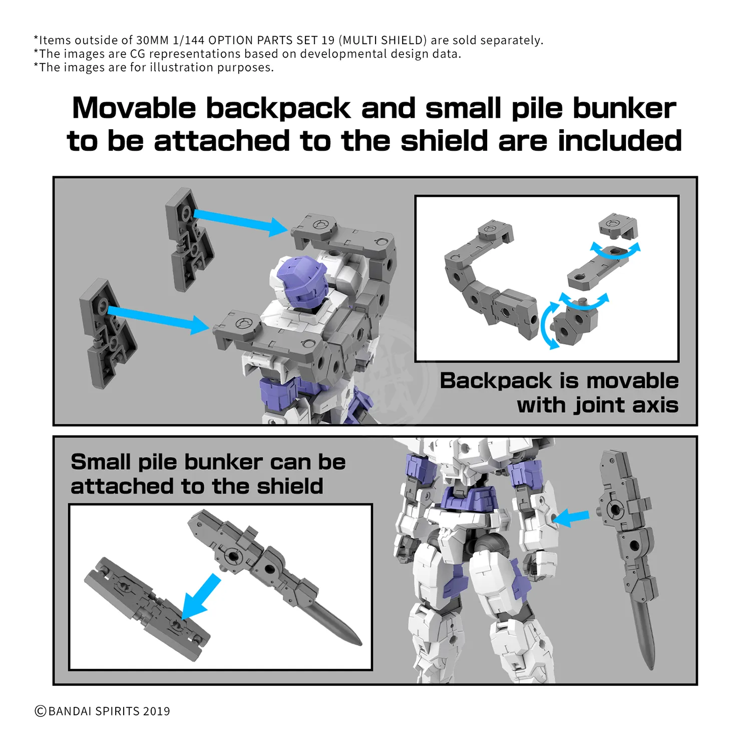 30MM Option Parts Set 19 [Multi Shield]