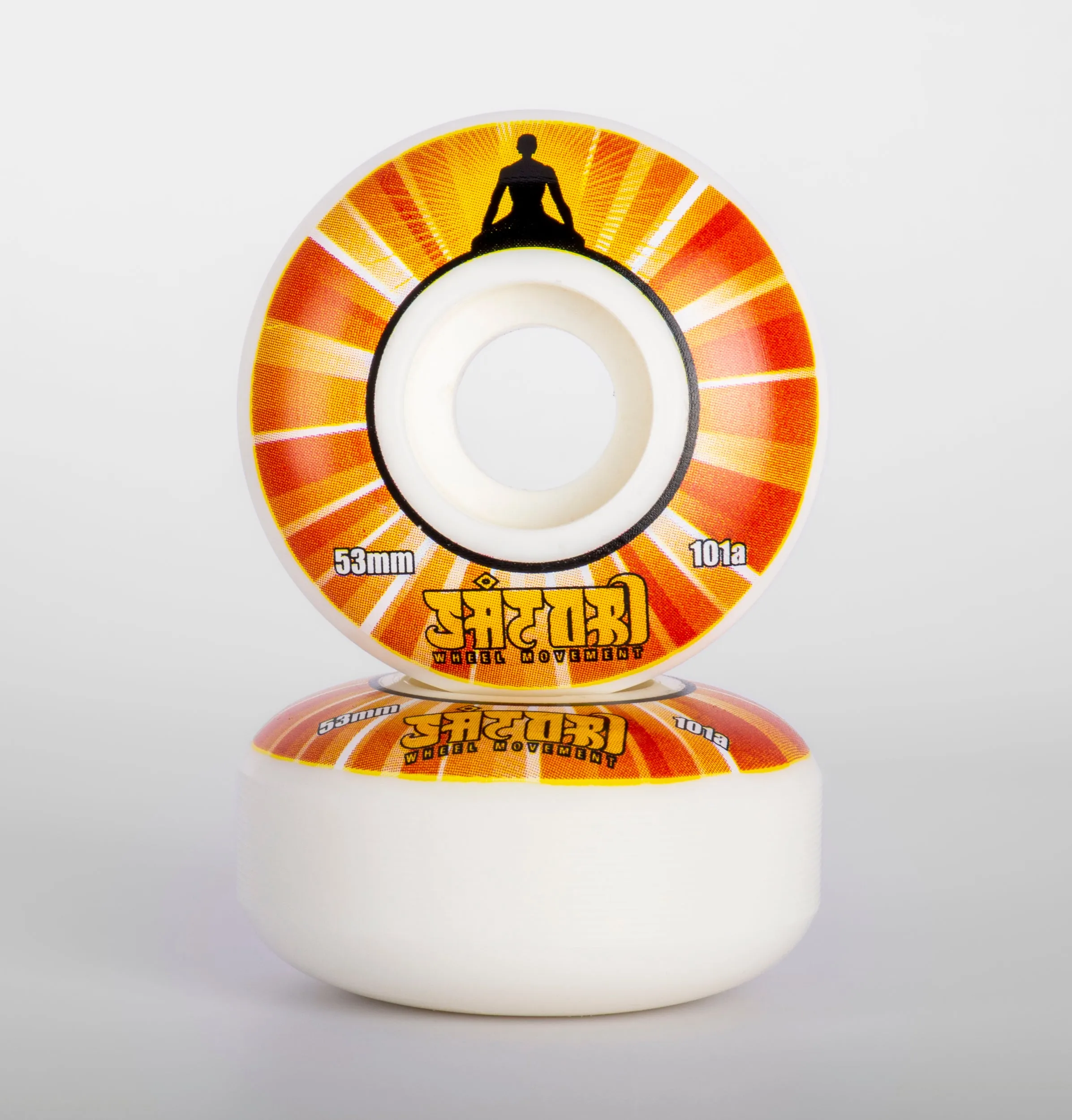 53mm Illuminating Series Skate Wheels (101a Slim)
