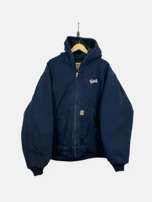 90's Carhartt Heavy Duty Vintage Jacket with Hood Size 2XL
