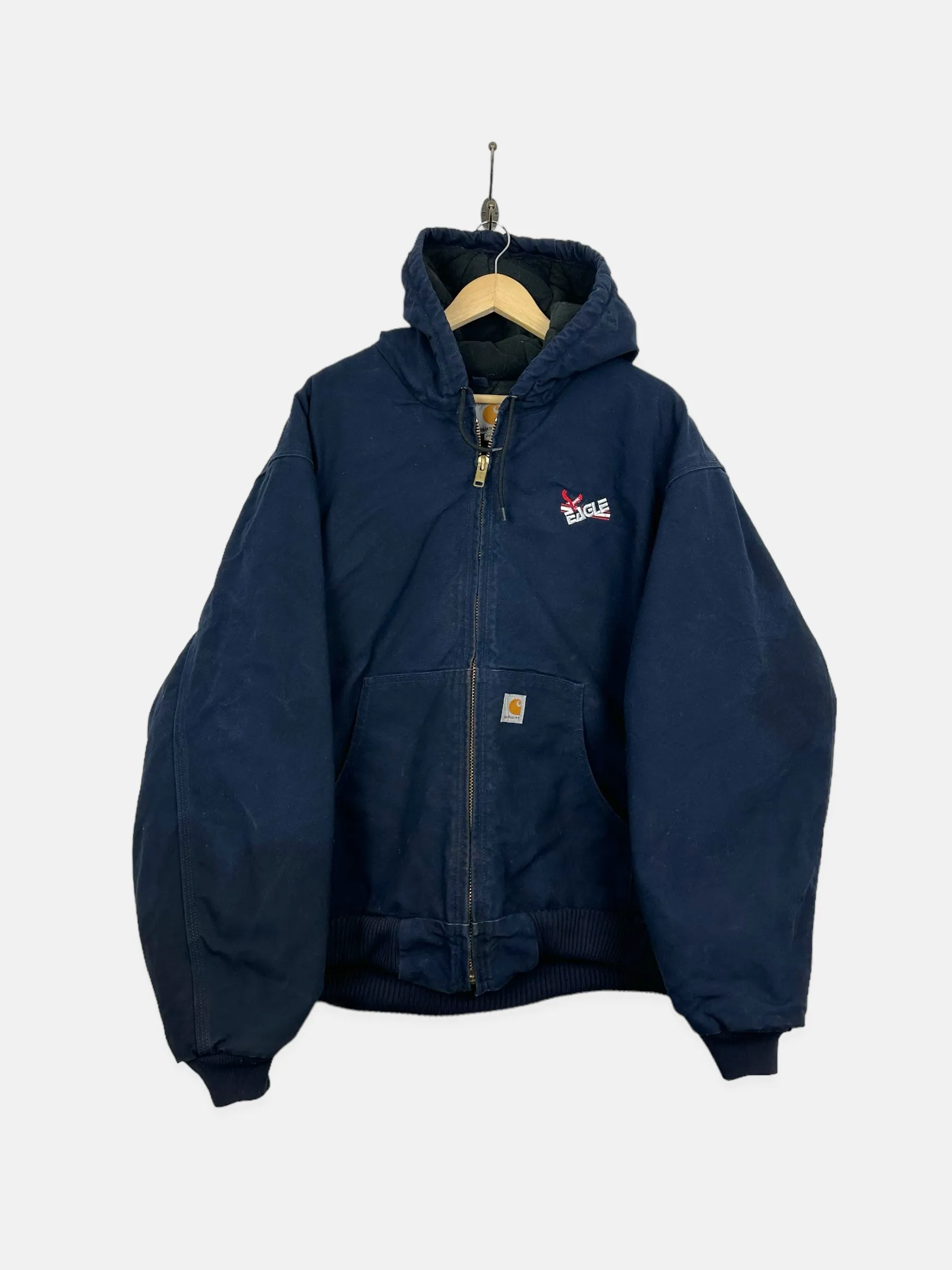 90's Carhartt Heavy Duty Vintage Jacket with Hood Size 2XL