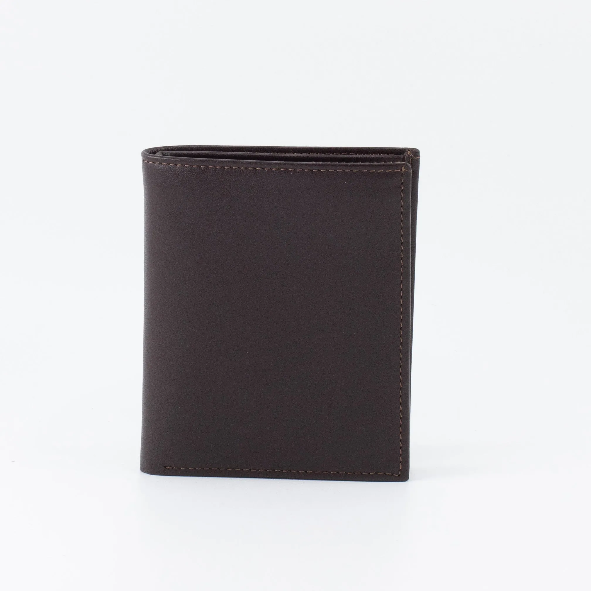 A Trifold, Premium Leather Wallet (Black)
