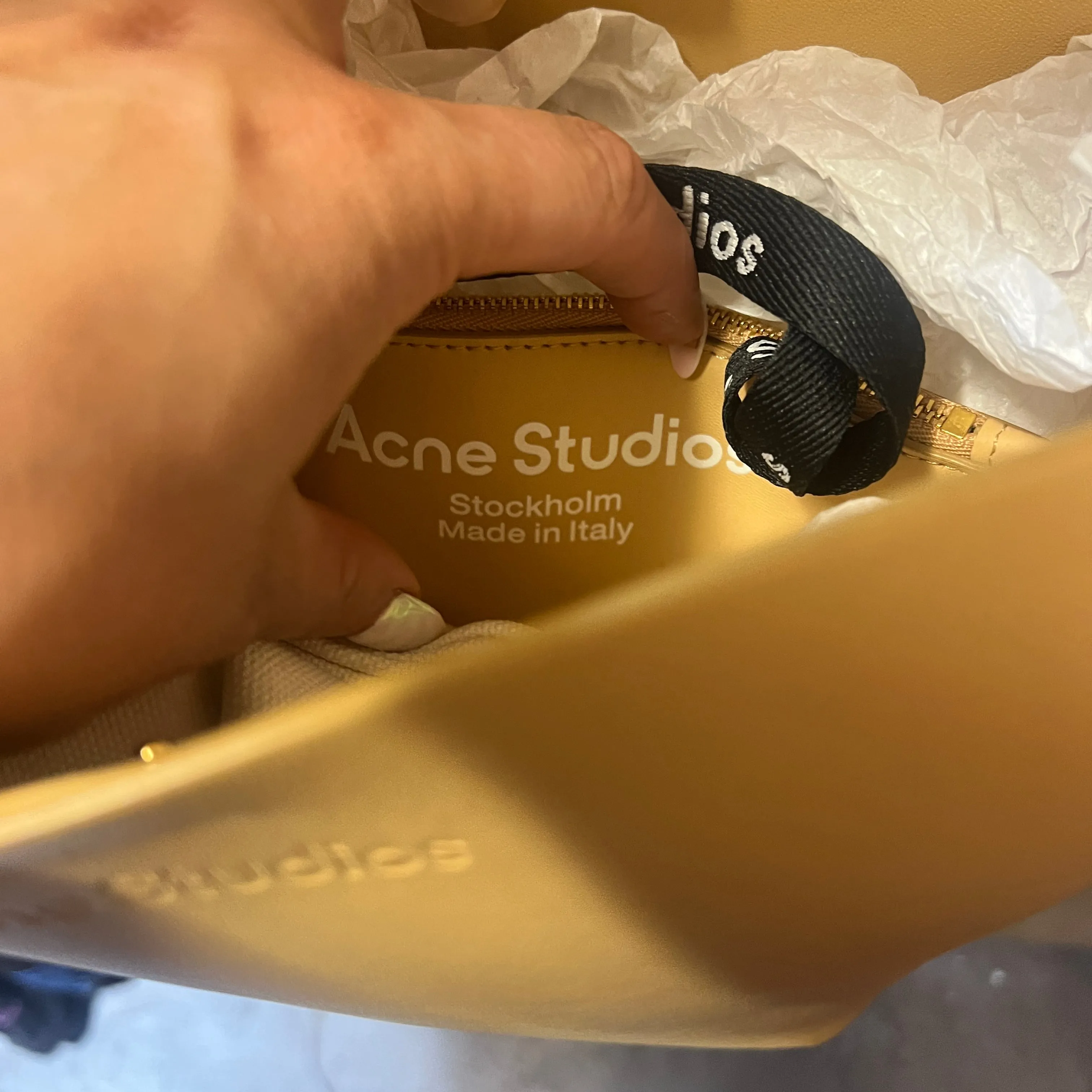 ACNE STUDIOS Leather handbag