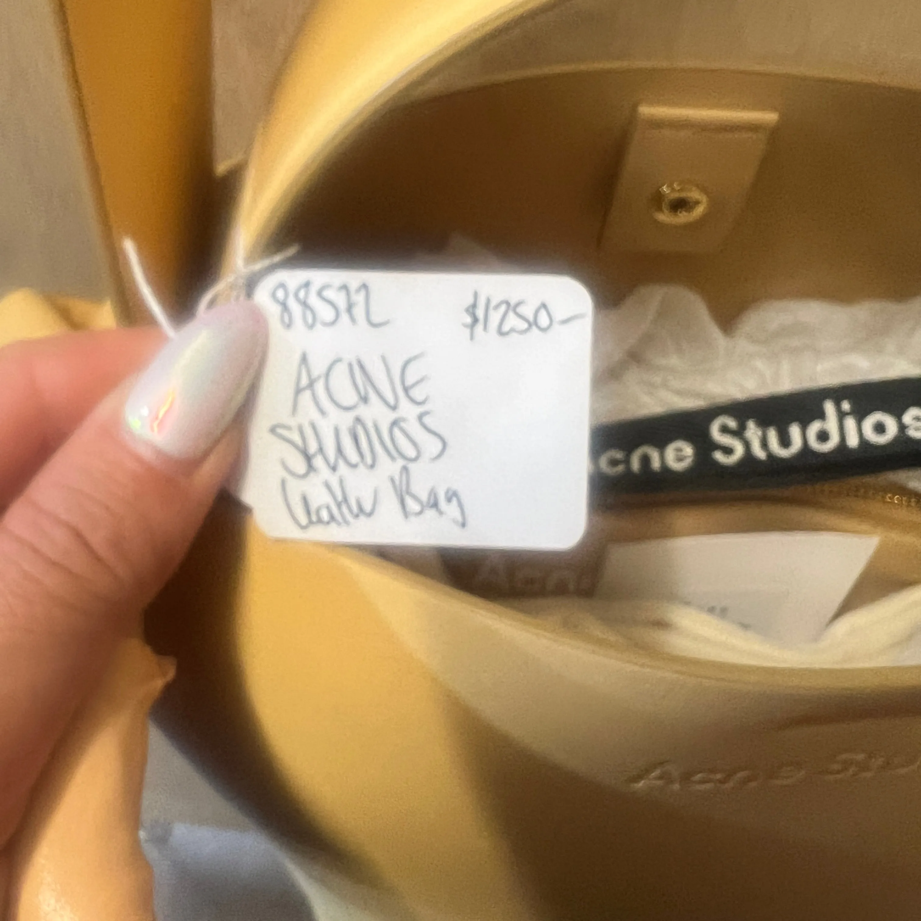 ACNE STUDIOS Leather handbag