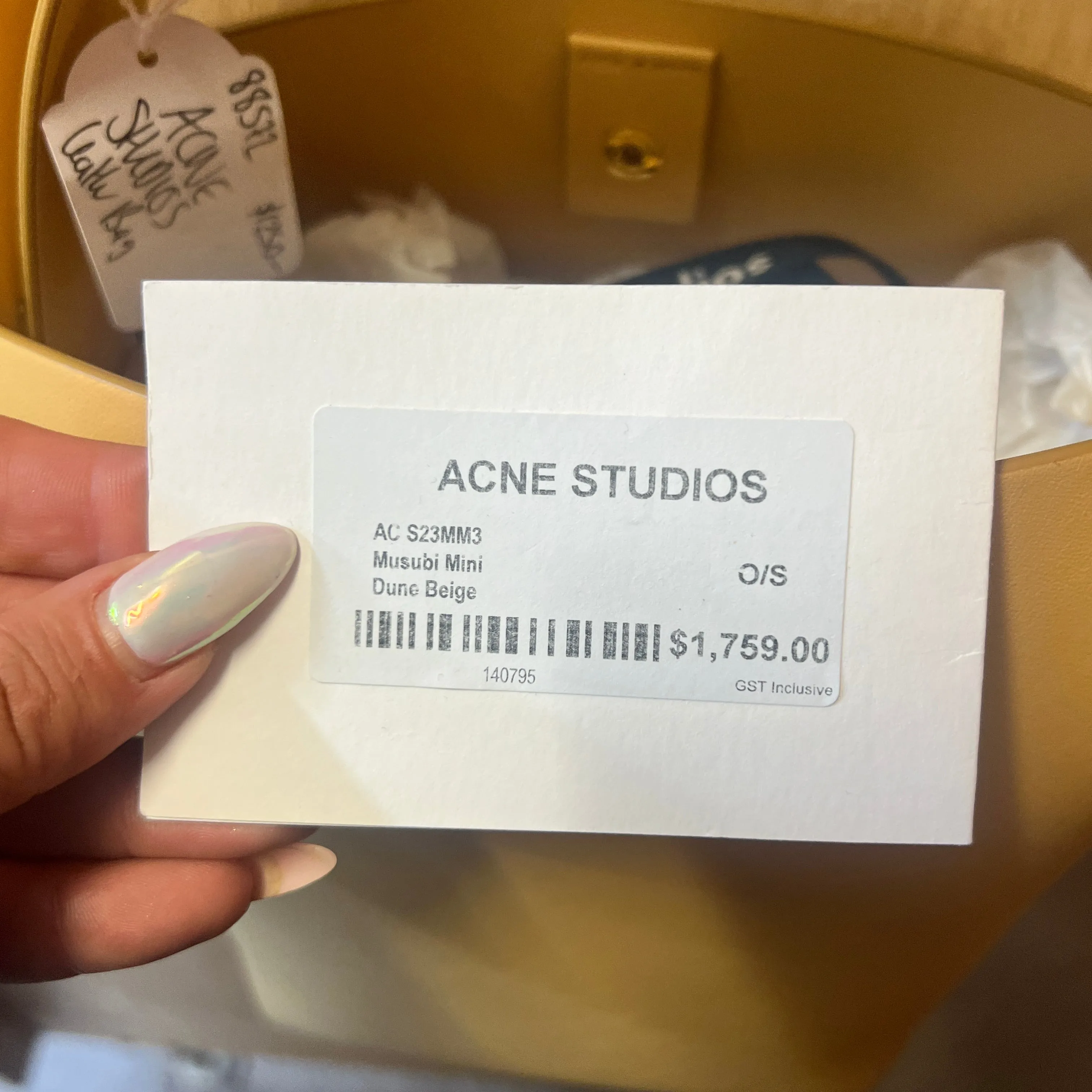 ACNE STUDIOS Leather handbag