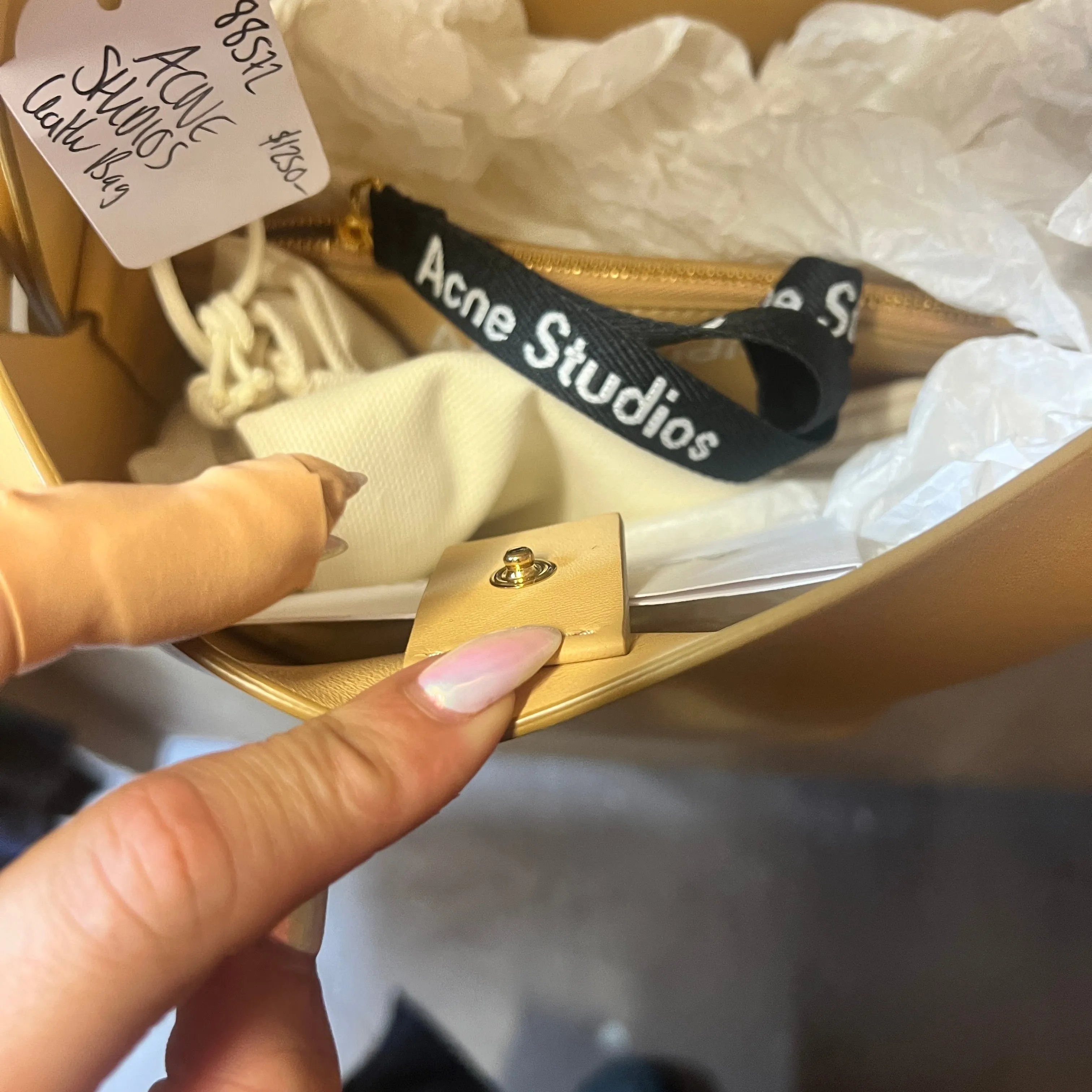 ACNE STUDIOS Leather handbag