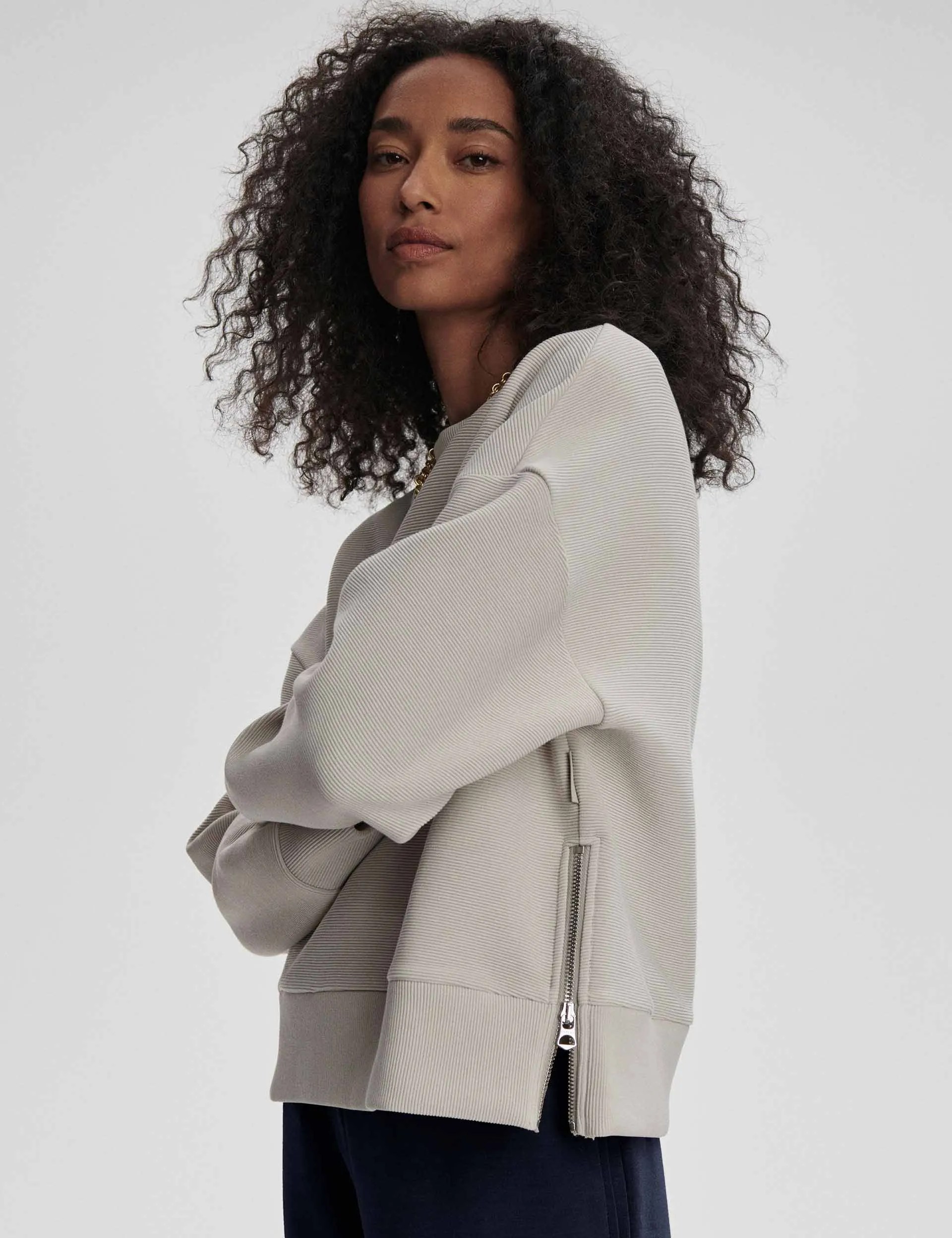 Addelyn Sweat - Silver Grey