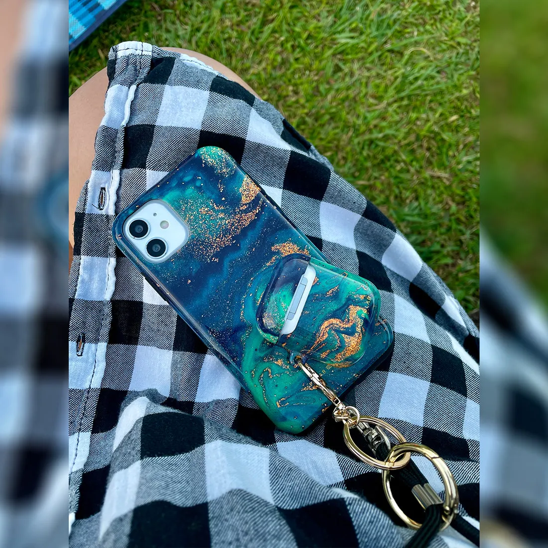 Adjustable Crossbody / Neck Mobile Phone Lanyard / Cord (with chain clip)