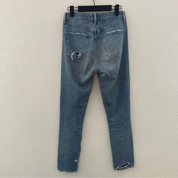 AGOLDE Jamie High Rise Classic Jeans Sizzle Blue 24
