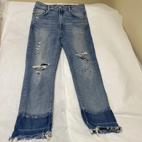 AGOLDE 🌸Ruby Super High Rise Slim Straight in Outsider