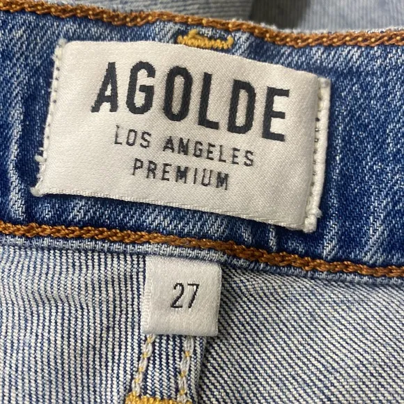 AGOLDE 🌸Ruby Super High Rise Slim Straight in Outsider