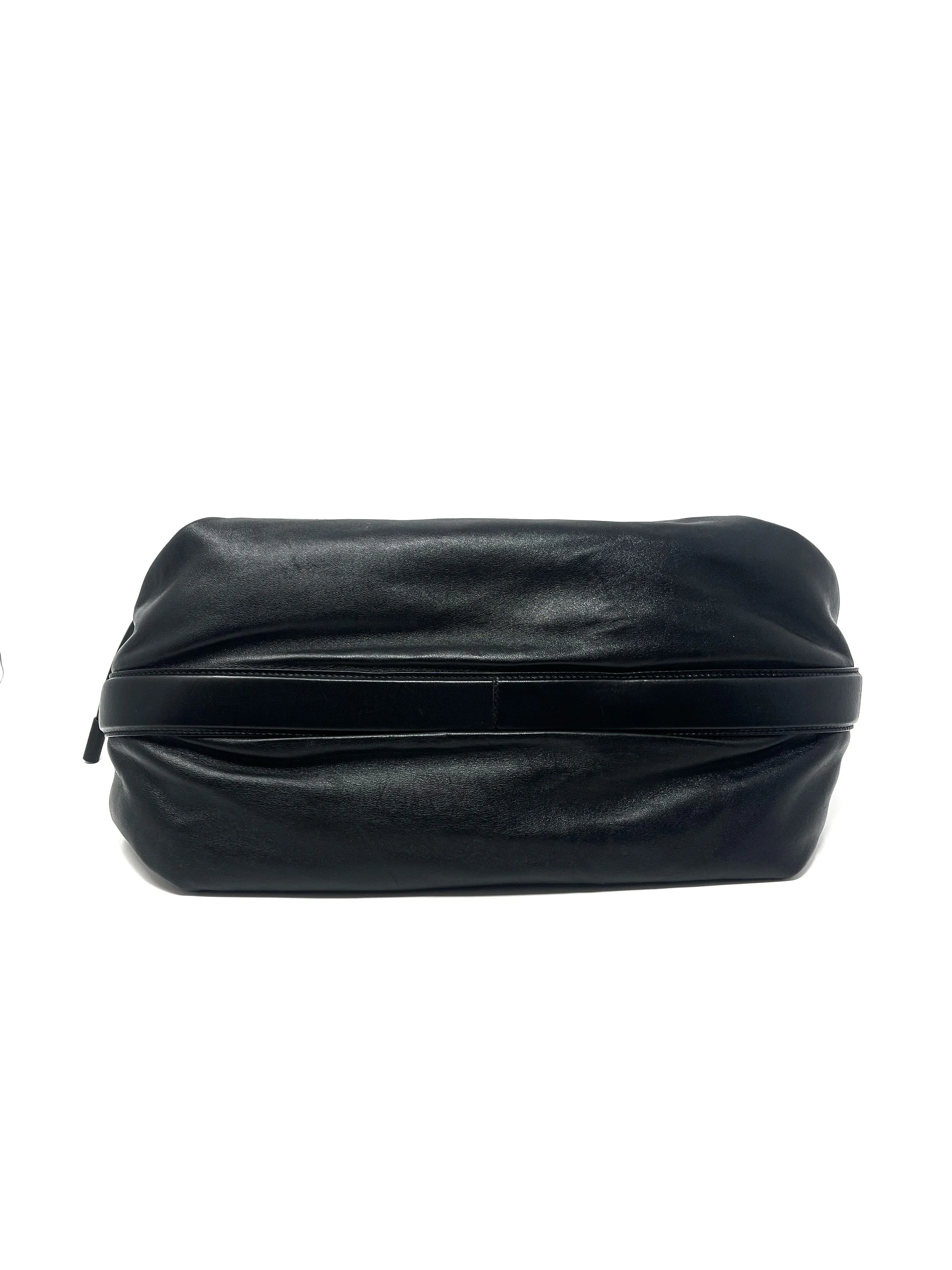 Alexander McQueen Black '22 'The Ball Bundle' Leather Chain Shoulder Bag
