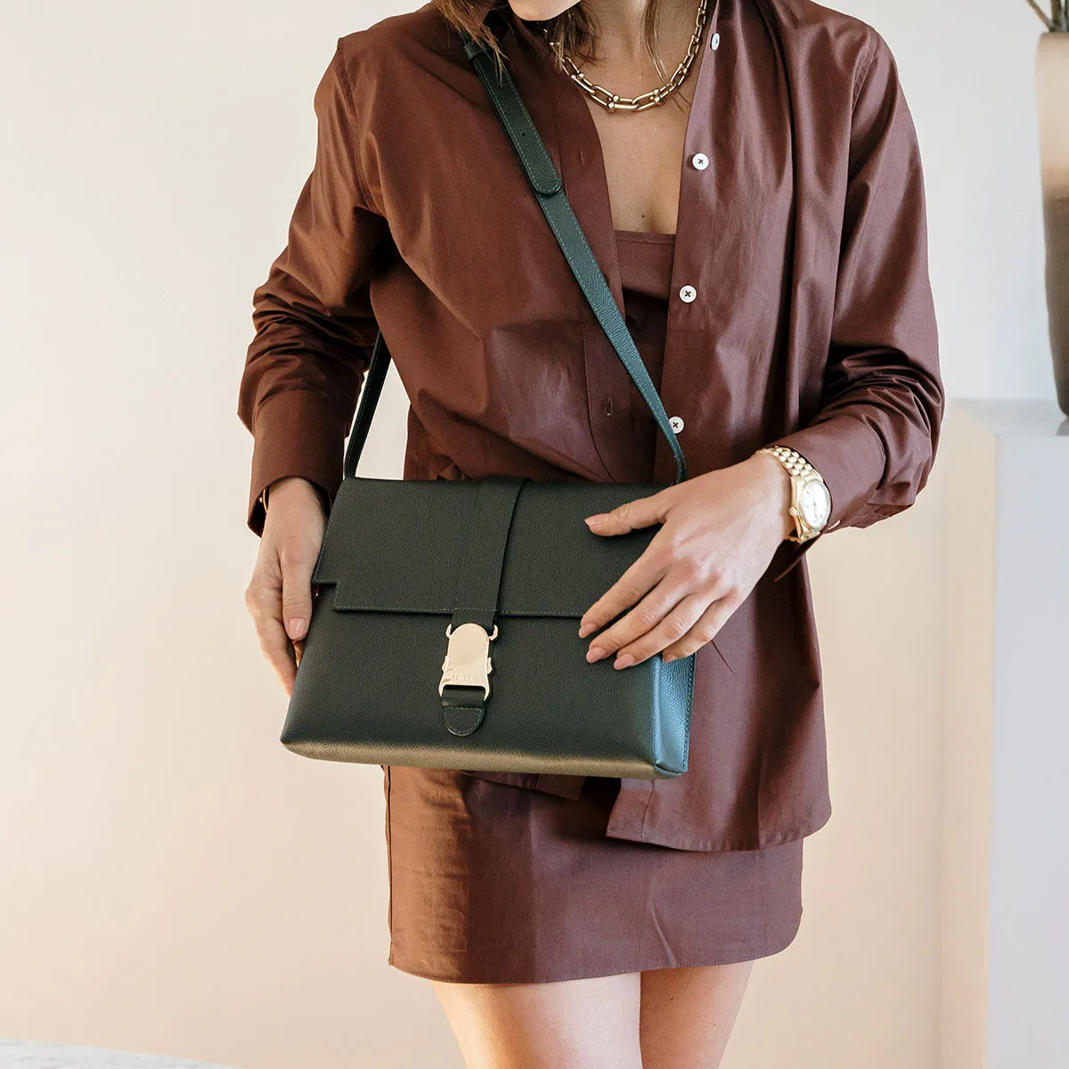 Almost Perfect | Cadence Shoulder Bag | Pebbled