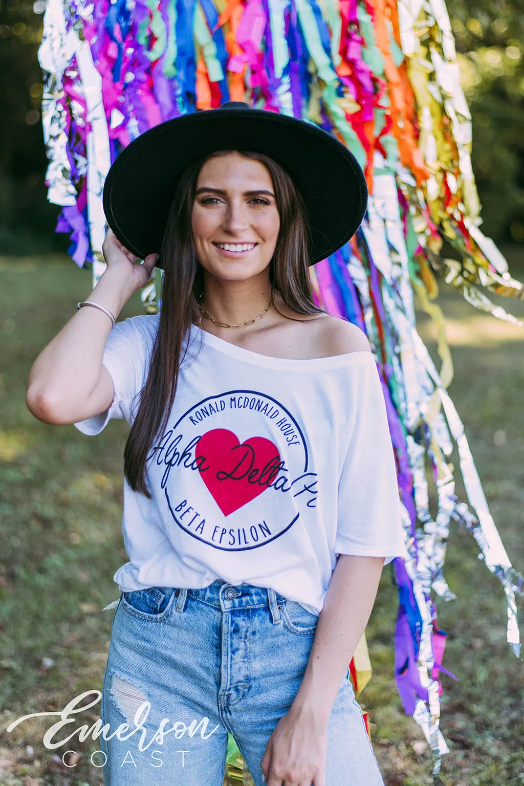 Alpha Delta Pi Ronald Mcdonald House Slouchy Tee